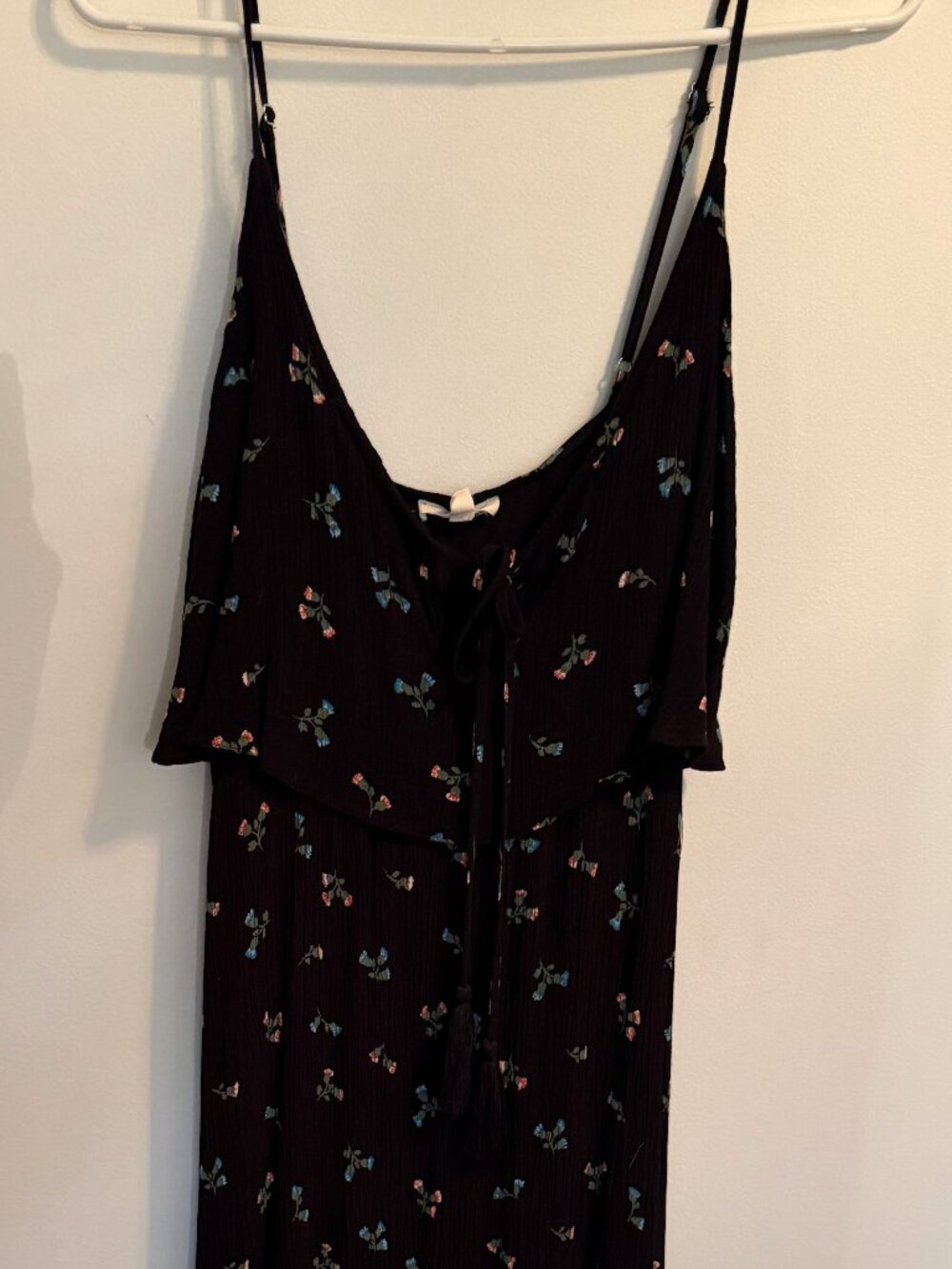 Gilli Floral Ruffle Overlay Maxi Dress Size S